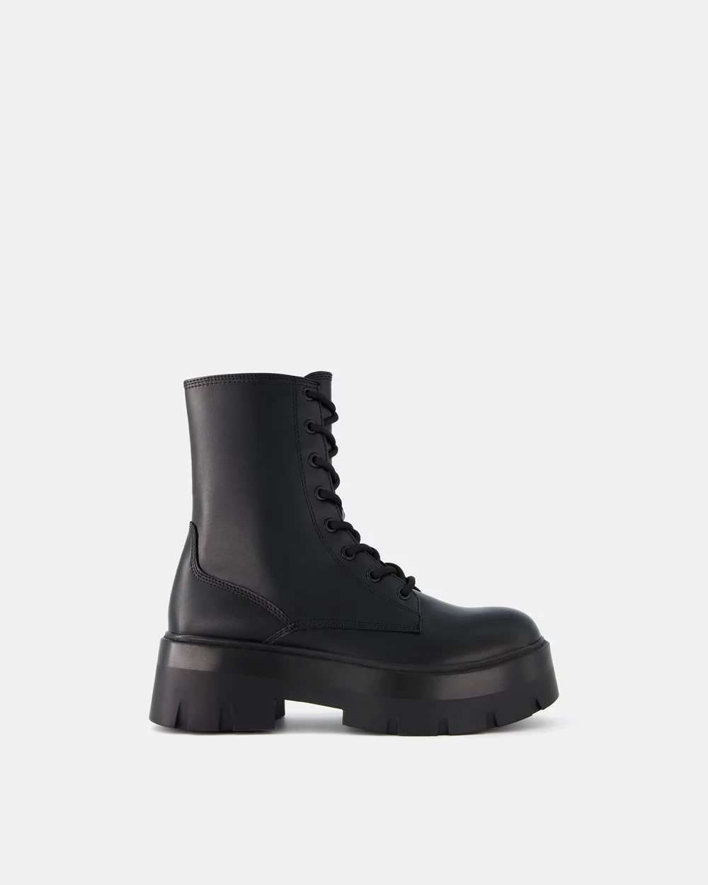 Lace-up Platform Ankle Boots