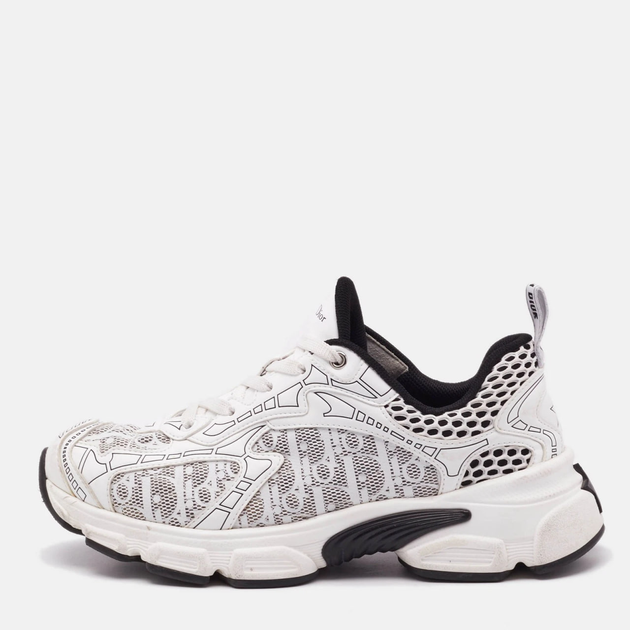 Leather and Mesh Vibe Lace Up